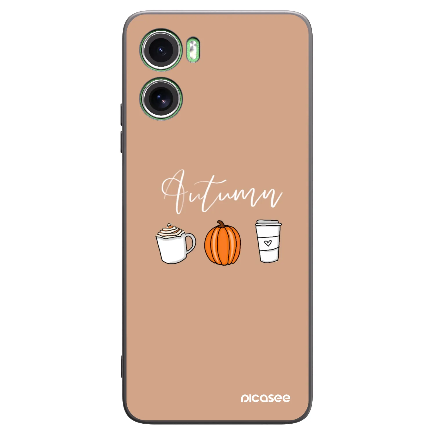 Picasee silikónový čierny obal pre Motorola Moto G06 - Autumn