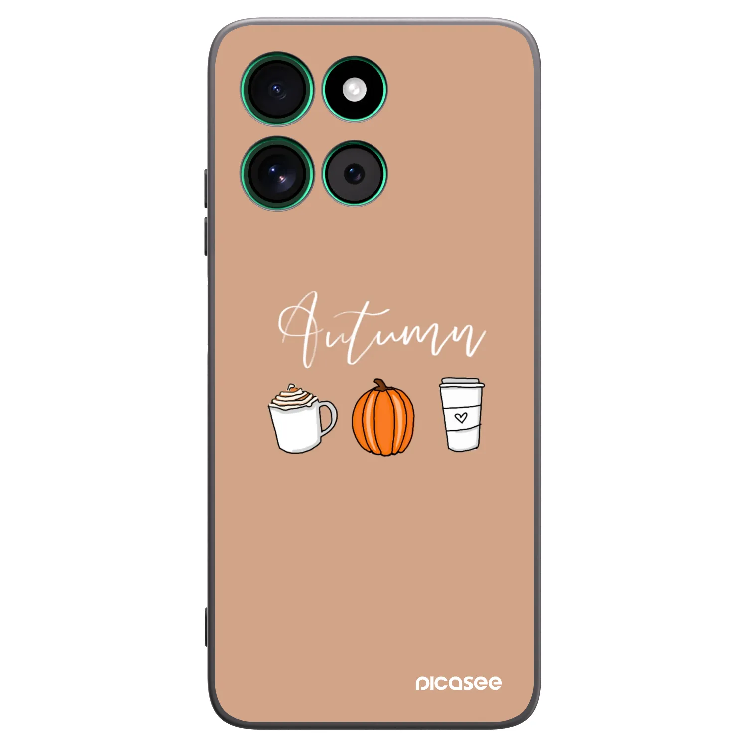 Picasee silikónový čierny obal pre Motorola Moto G57 Power - Autumn