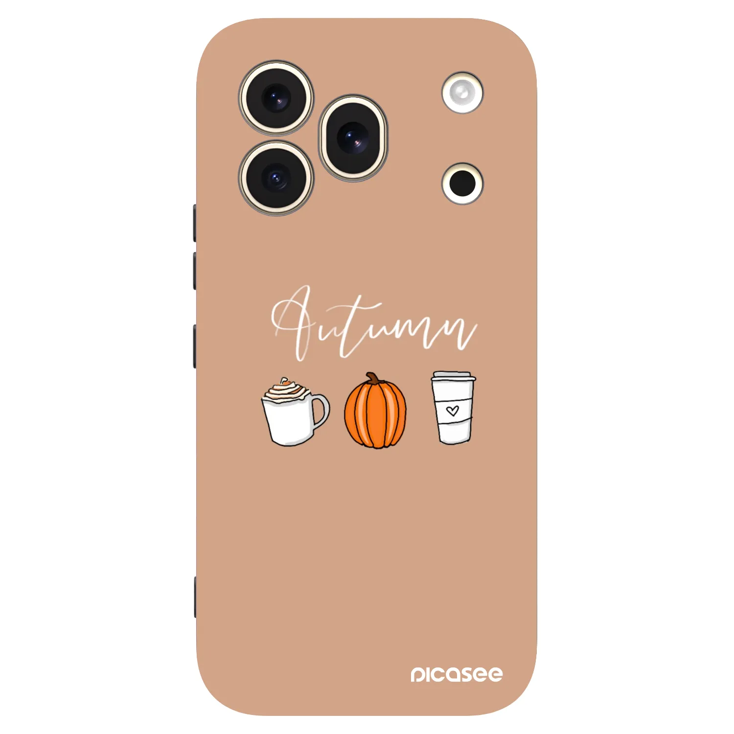 Picasee silikónový čierny obal pre Honor 600 Pro - Autumn