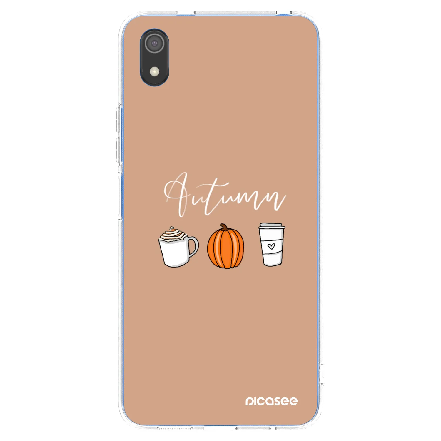 Picasee silikónový prehľadný obal pre Xiaomi Redmi 7A - Autumn