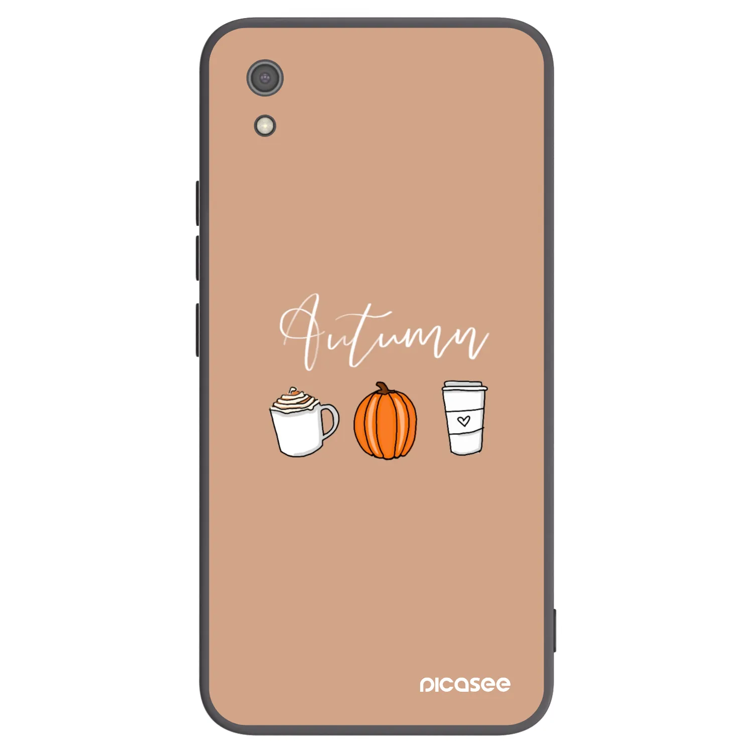 Picasee silikónový čierny obal pre Xiaomi Redmi 7A - Autumn