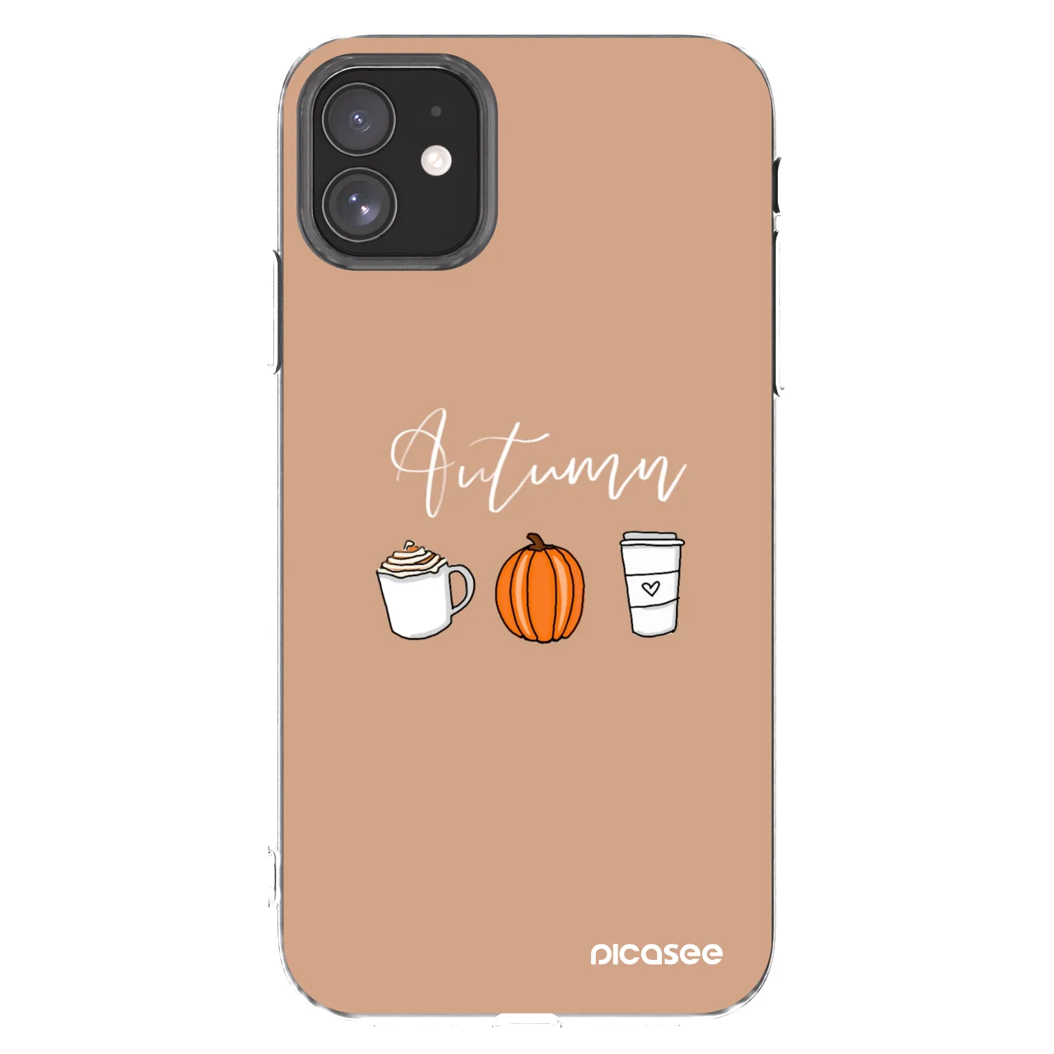 Picasee silikónový prehľadný obal pre Apple iPhone 11 - Autumn