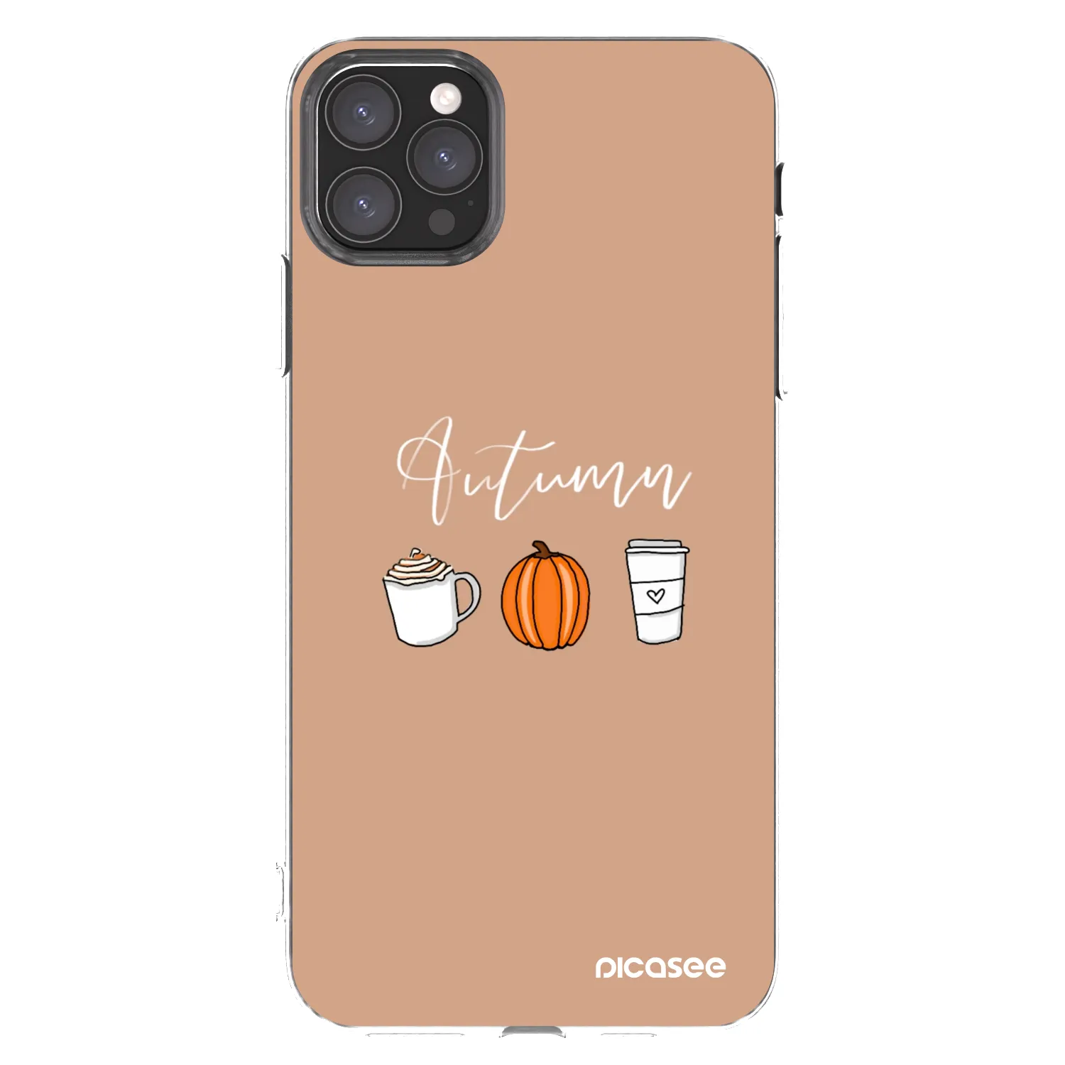 Picasee silikónový prehľadný obal pre Apple iPhone 11 Pro Max - Autumn