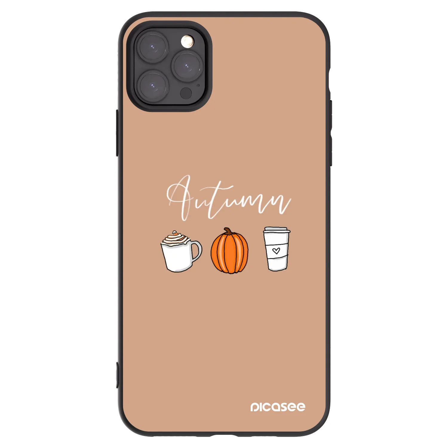 Picasee silikónový čierny obal pre Apple iPhone 11 Pro Max - Autumn