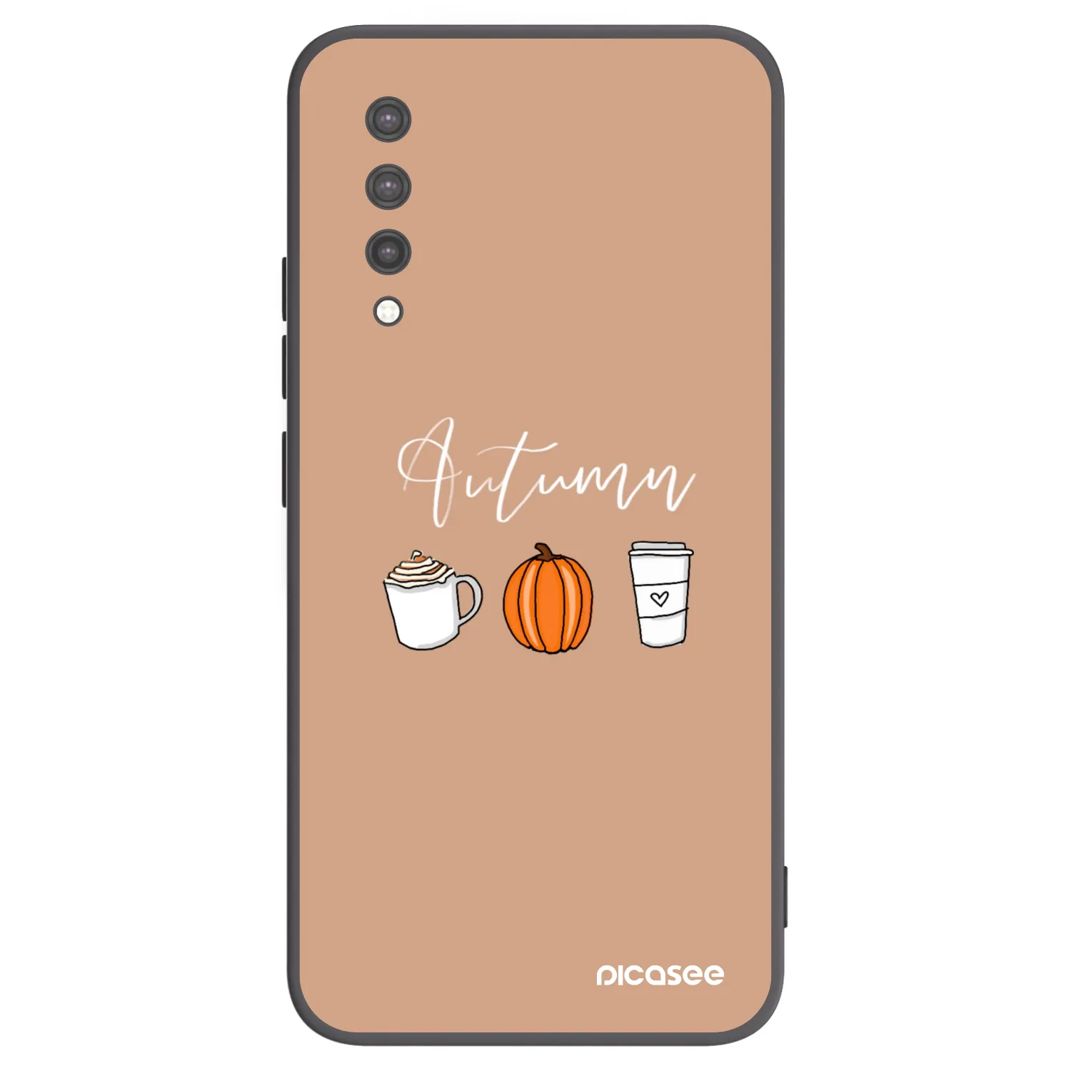 Picasee silikónový čierny obal pre Xiaomi Mi 9 Lite - Autumn