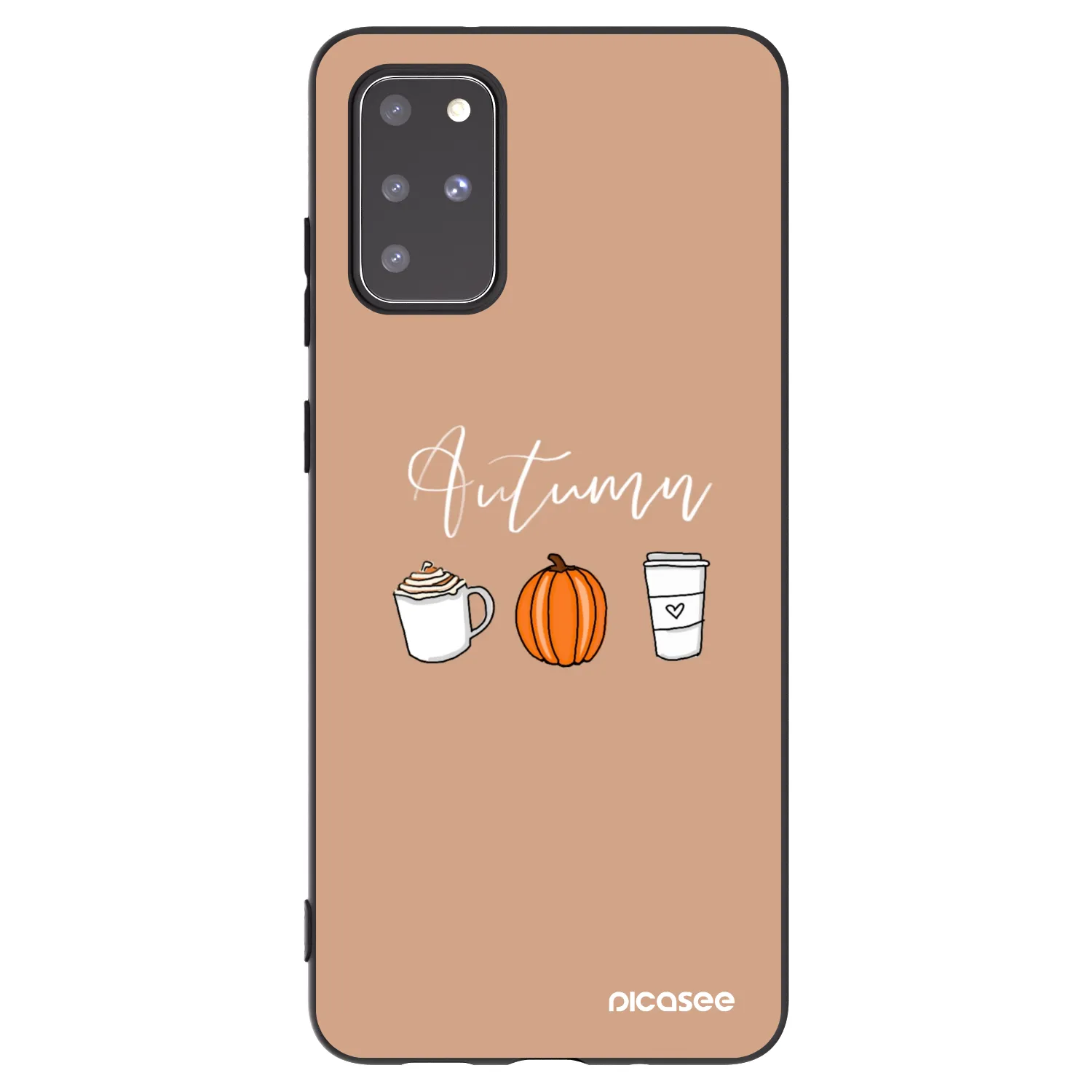 Picasee silikónový čierny obal pre Samsung Galaxy S20+ G985F - Autumn
