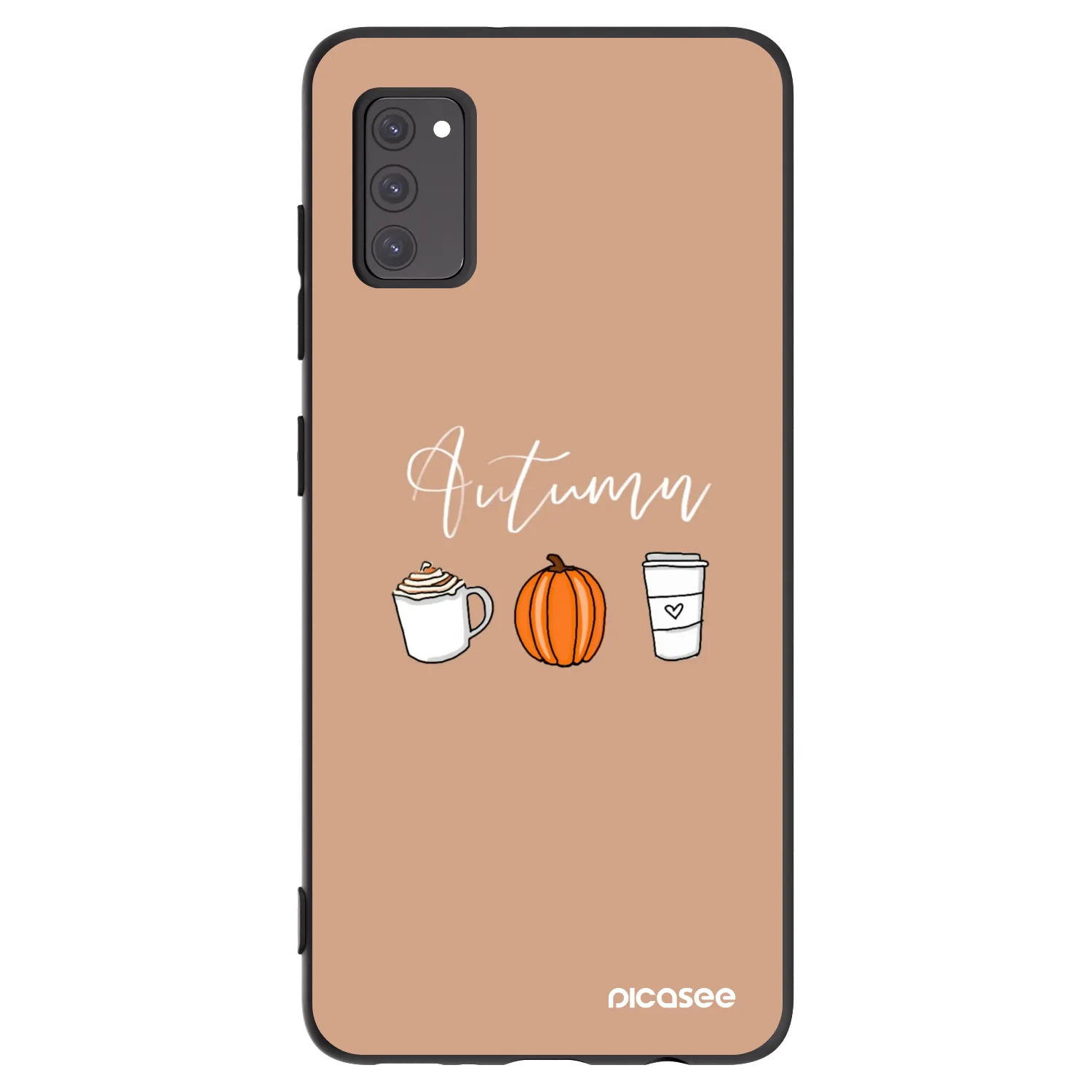 Picasee silikónový čierny obal pre Samsung Galaxy A41 A415F - Autumn