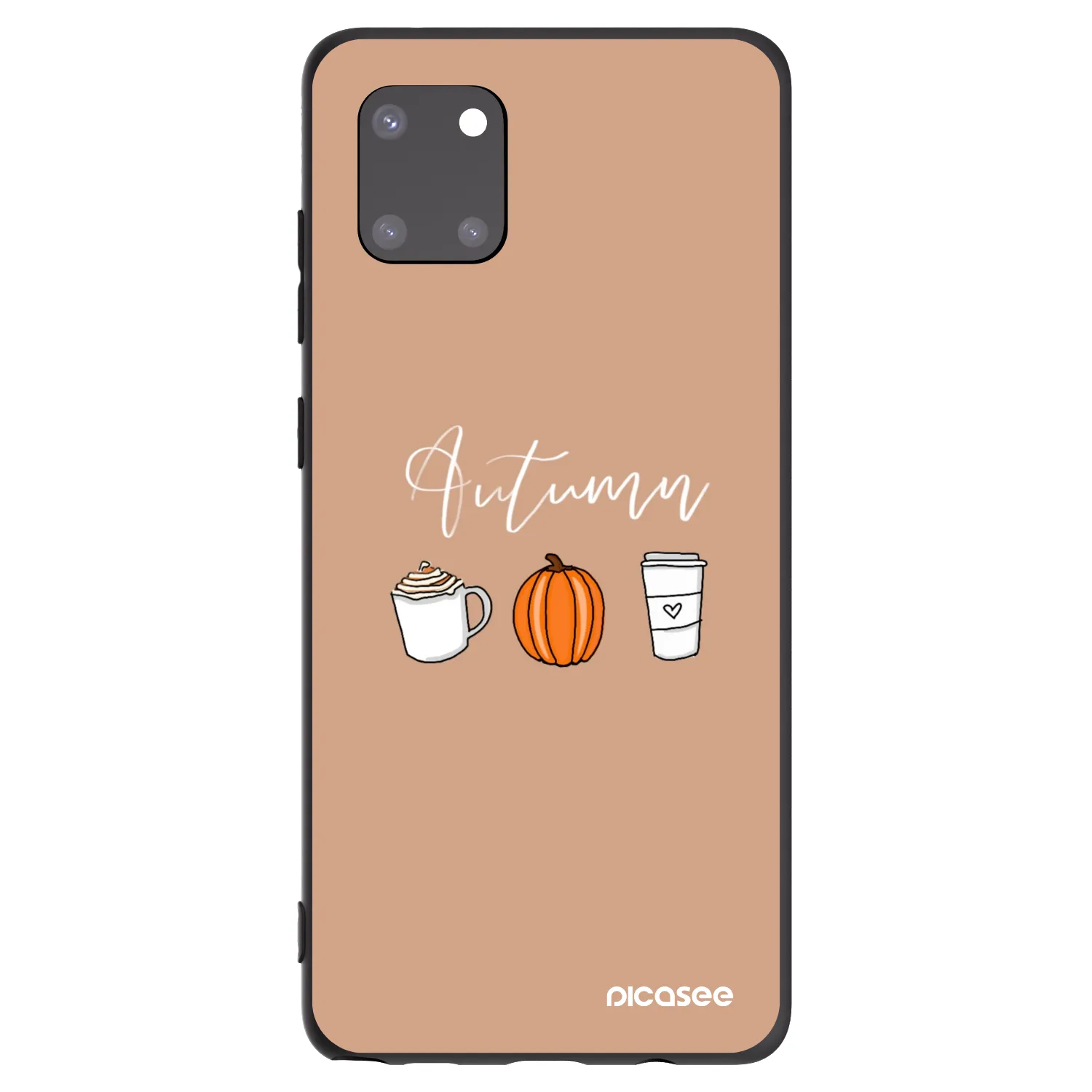 Picasee silikónový čierny obal pre Samsung Galaxy Note 10 Lite N770F - Autumn
