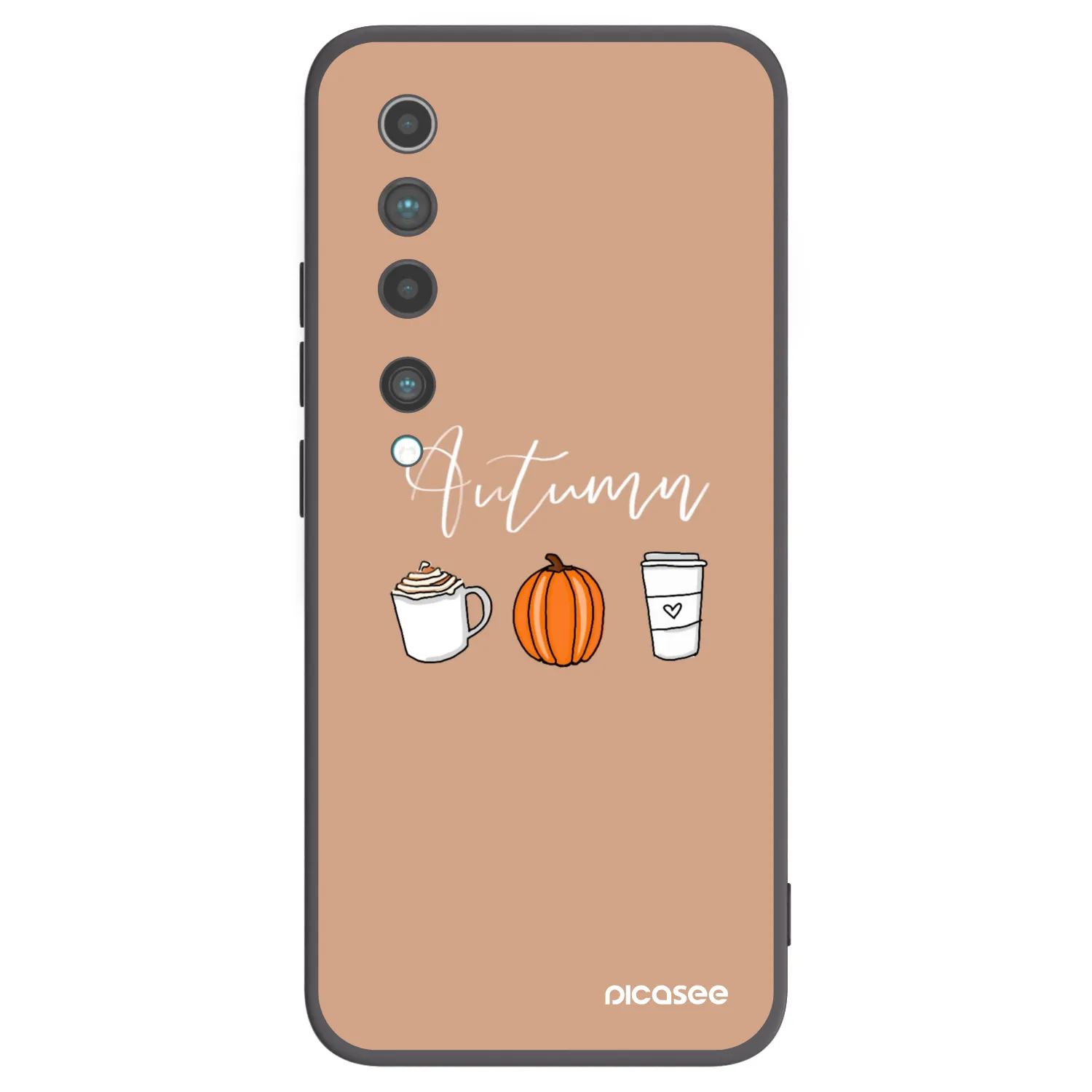 Picasee silikónový čierny obal pre Xiaomi Mi 10 - Autumn