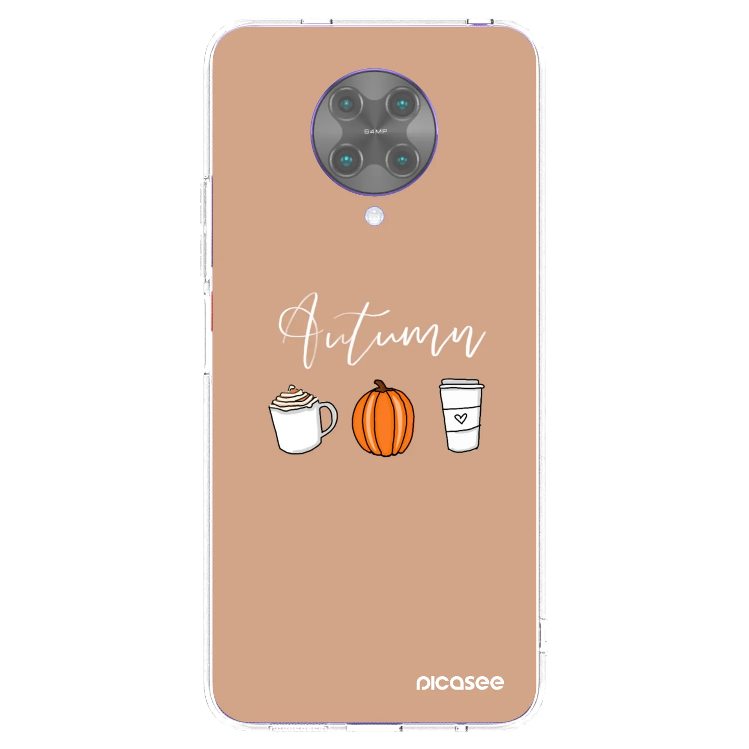 Picasee silikónový prehľadný obal pre Xiaomi Poco F2 Pro - Autumn