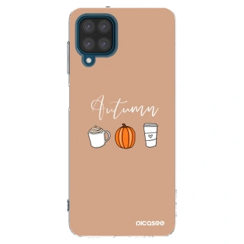 Picasee silikónový prehľadný obal pre Samsung Galaxy A12 A125F - Autumn