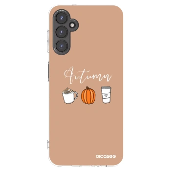 Picasee silikónový prehľadný obal pre Samsung Galaxy A14 4G A145R - Autumn