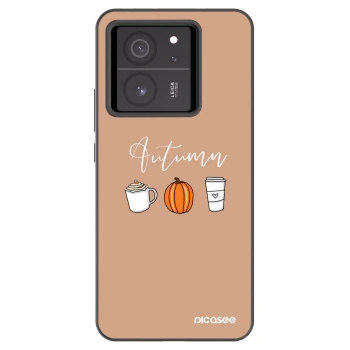 Picasee silikónový čierny obal pre Xiaomi 13T Pro - Autumn