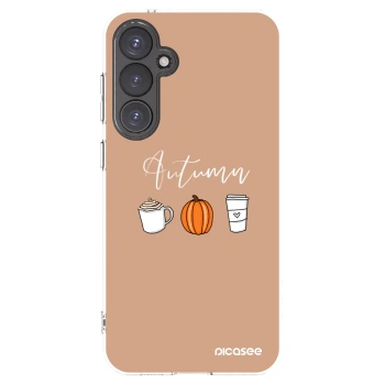 Picasee silikónový prehľadný obal pre Samsung Galaxy S23 FE S711B - Autumn