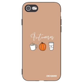 Picasee silikónový čierny obal pre Apple iPhone 8 - Autumn