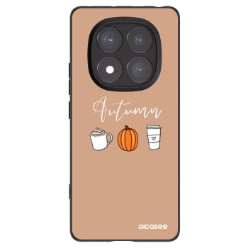 Picasee silikónový čierny obal pre Xiaomi Redmi Note 14 Pro+ 5G - Autumn