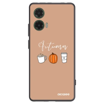 Picasee silikónový čierny obal pre Motorola Moto G35 5G - Autumn
