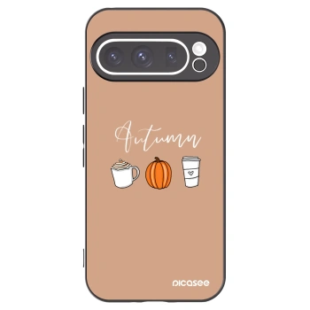 Picasee silikónový čierny obal pre Google Pixel 9 Pro - Autumn
