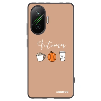 Picasee silikónový čierny obal pre Xiaomi Poco F7 Pro 5G - Autumn