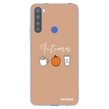 Picasee silikónový prehľadný obal pre Xiaomi Redmi Note 8T - Autumn