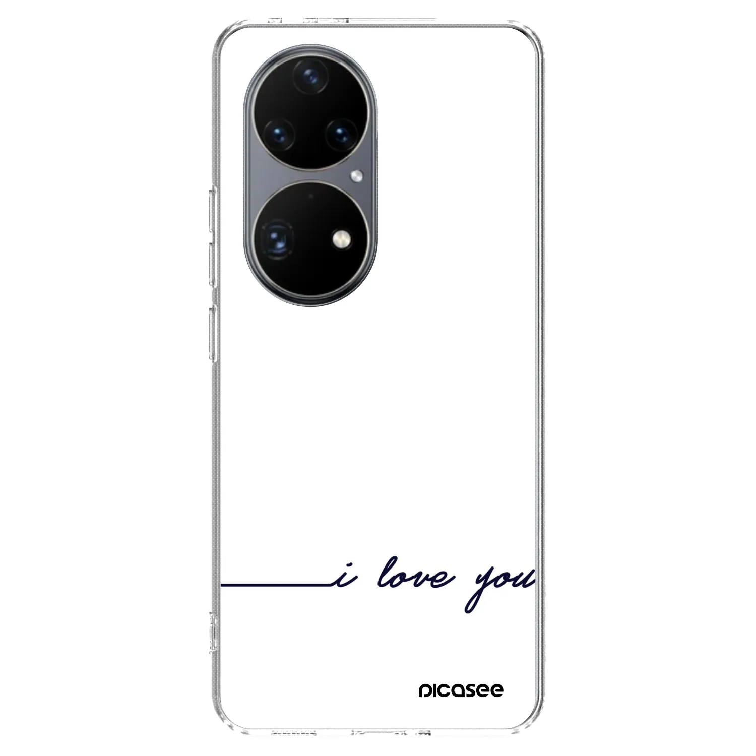 Picasee silikónový prehľadný obal pre Huawei P50 - Milujem ťa