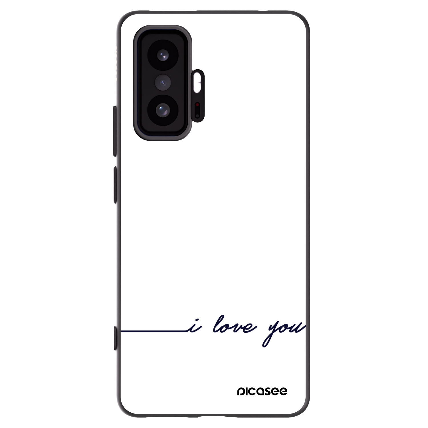 Picasee silikónový čierny obal pre Xiaomi 11T - Milujem ťa