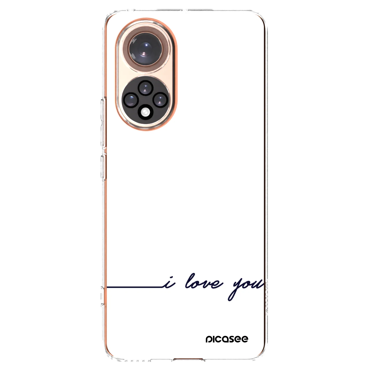 Picasee silikónový prehľadný obal pre Honor 50 5G - Milujem ťa