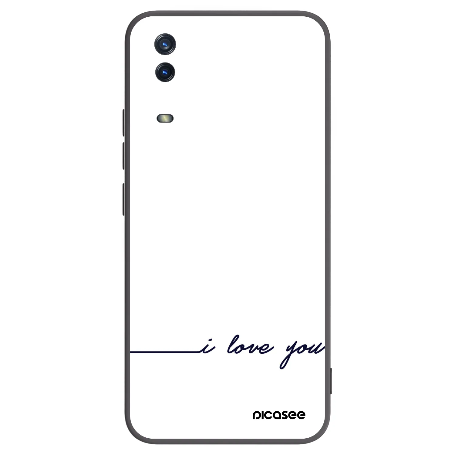 Picasee silikónový čierny obal pre Vivo Y11s - Milujem ťa