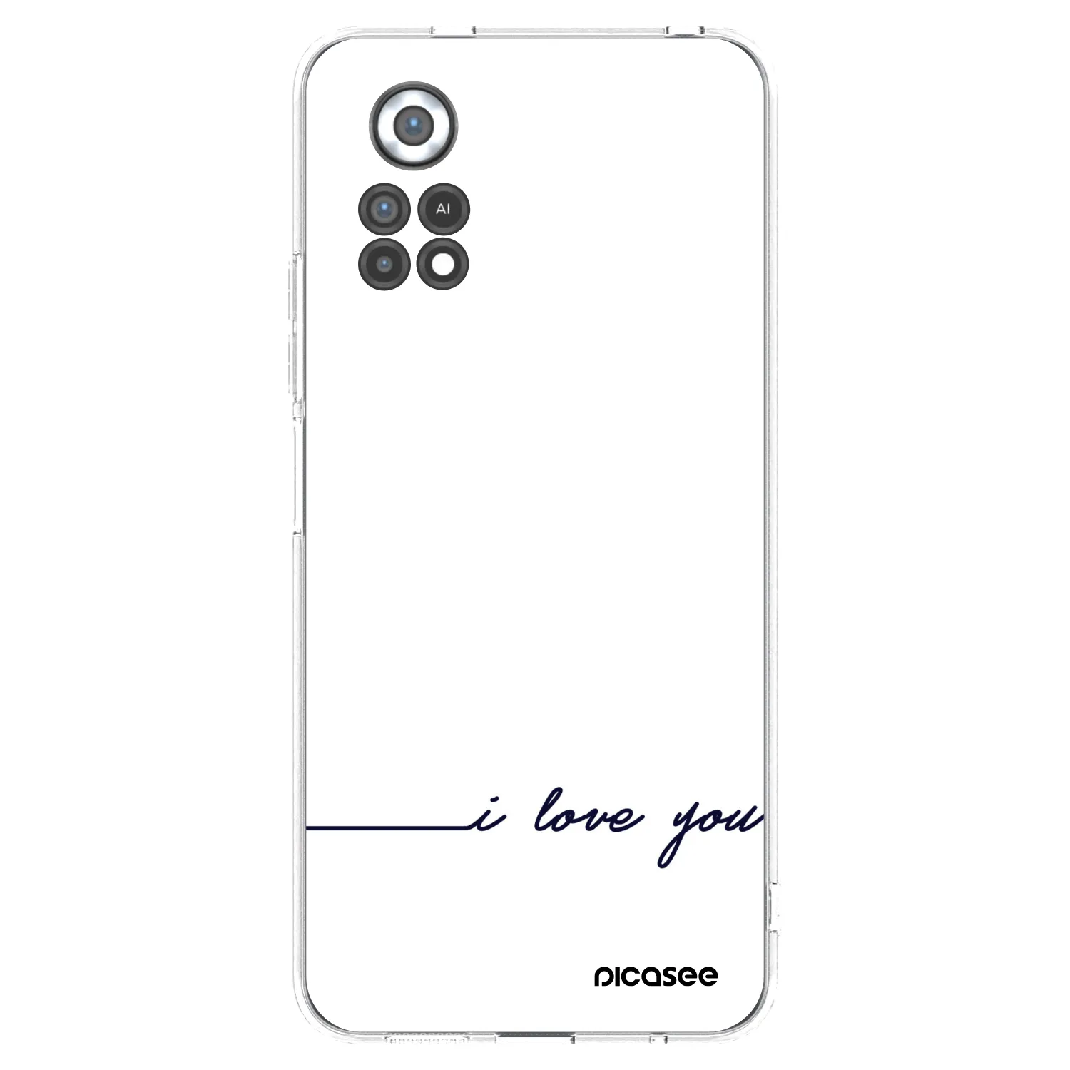 Picasee silikónový prehľadný obal pre Xiaomi Poco X4 Pro 5G - Milujem ťa