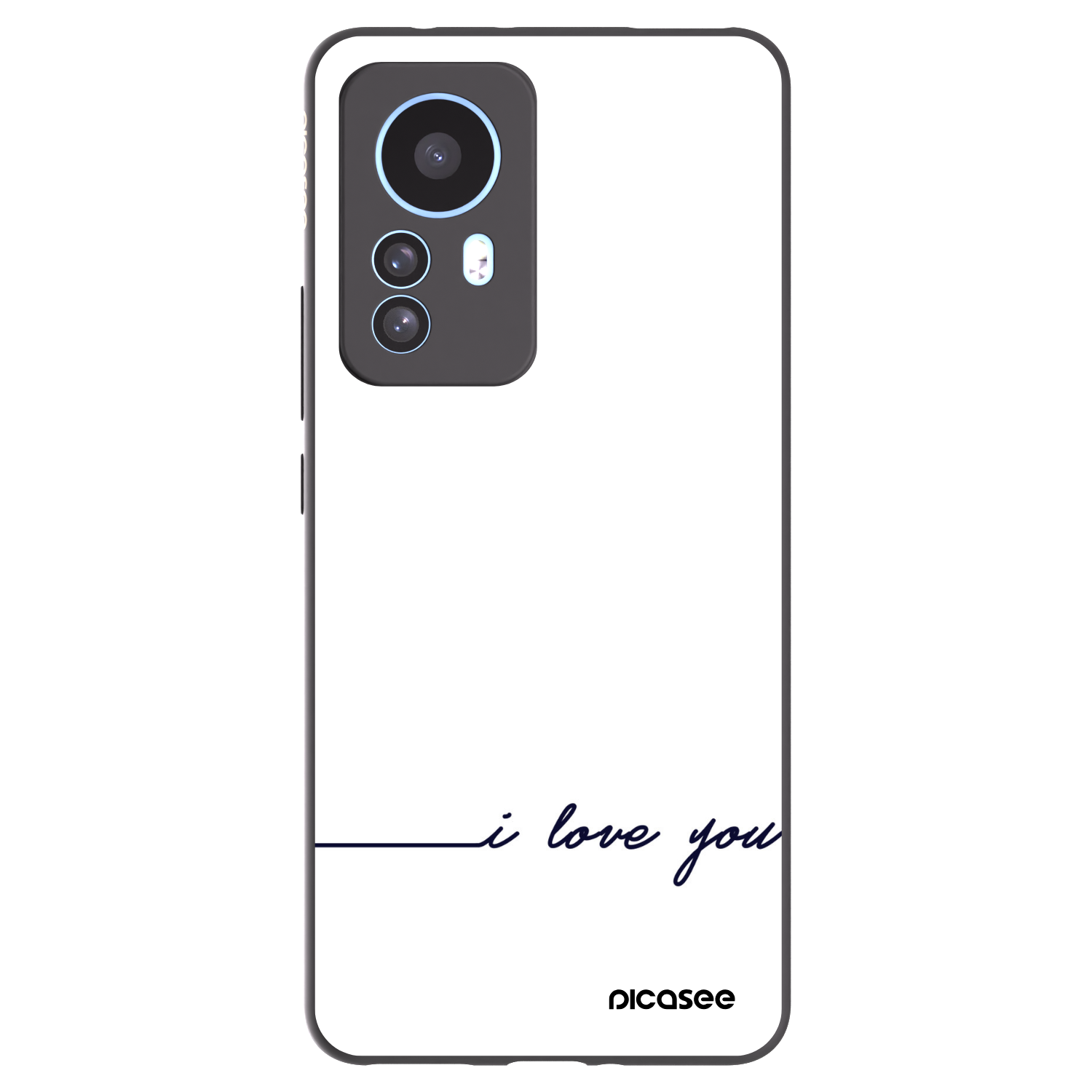 Picasee silikónový čierny obal pre Xiaomi 12T Pro - Milujem ťa