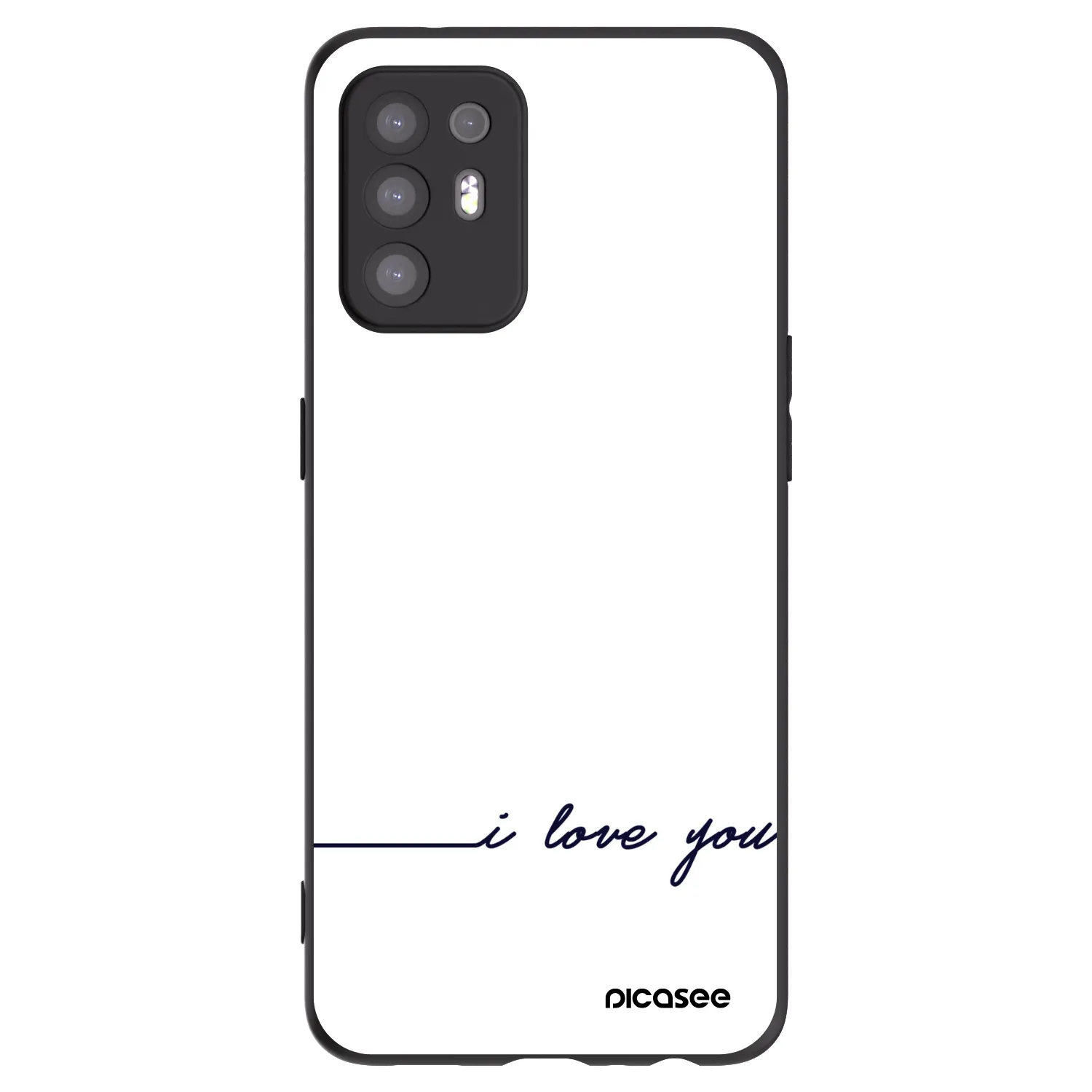 Picasee silikónový čierny obal pre OPPO A94 5G - Milujem ťa