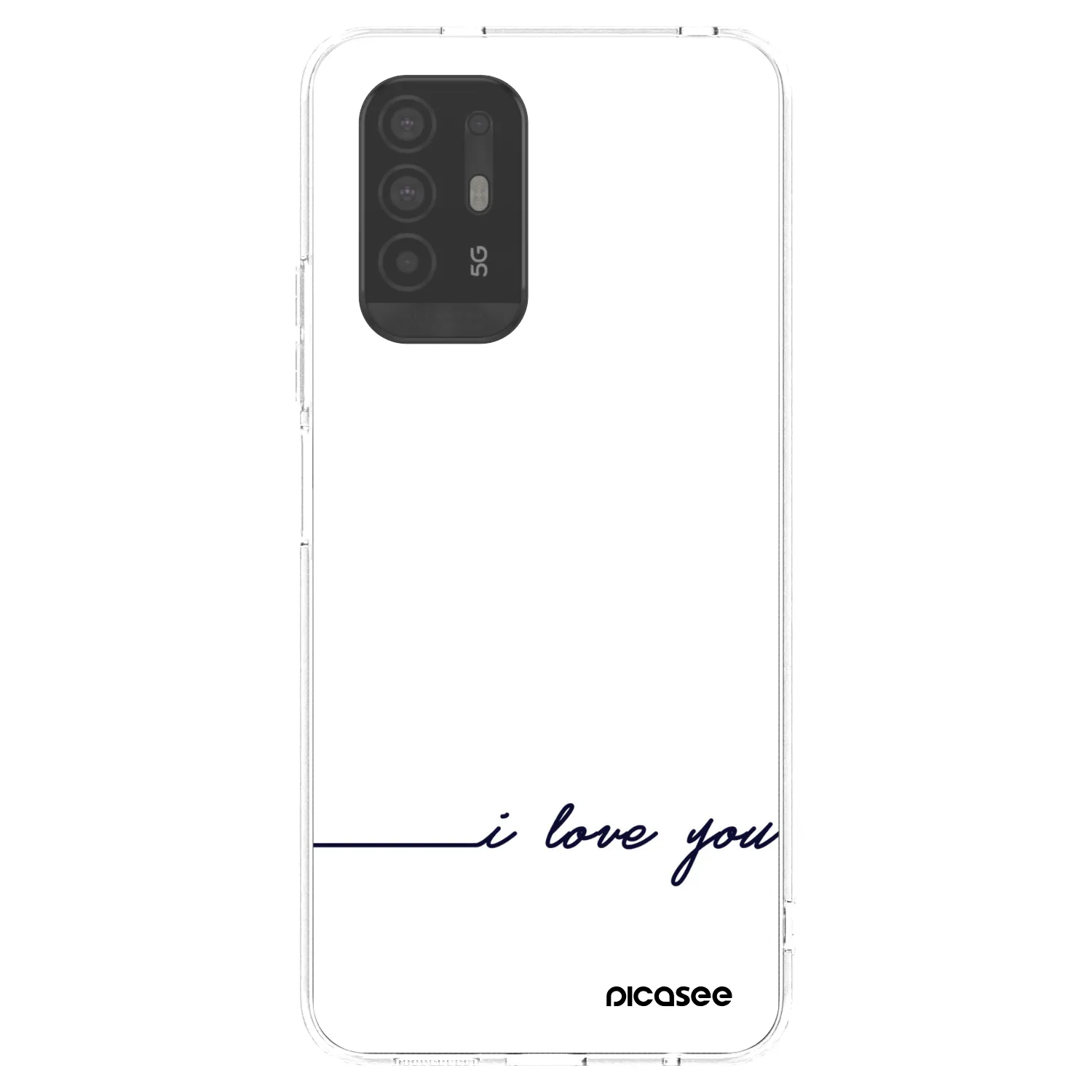 Picasee silikónový prehľadný obal pre OPPO A94 5G - Milujem ťa