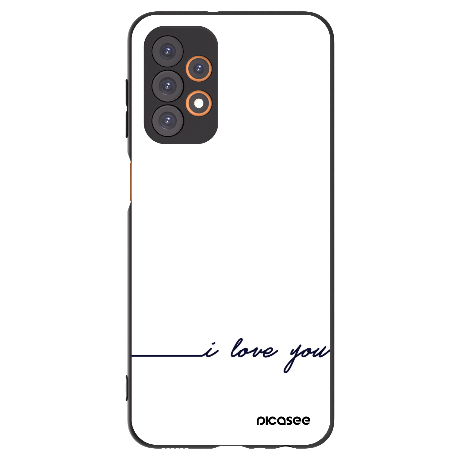 Picasee silikónový čierny obal pre Samsung Galaxy A23 A235F 4G - Milujem ťa