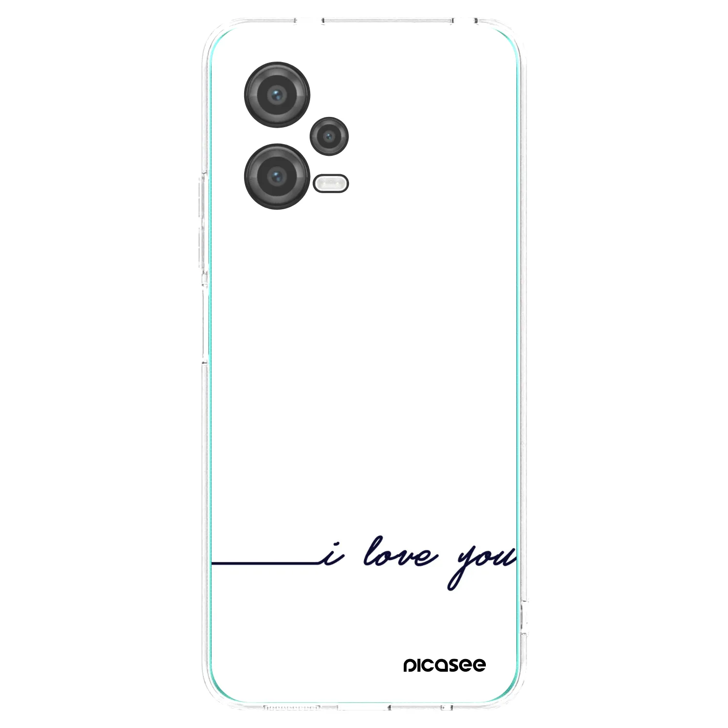 Picasee silikónový prehľadný obal pre Xiaomi Poco X5 - Milujem ťa