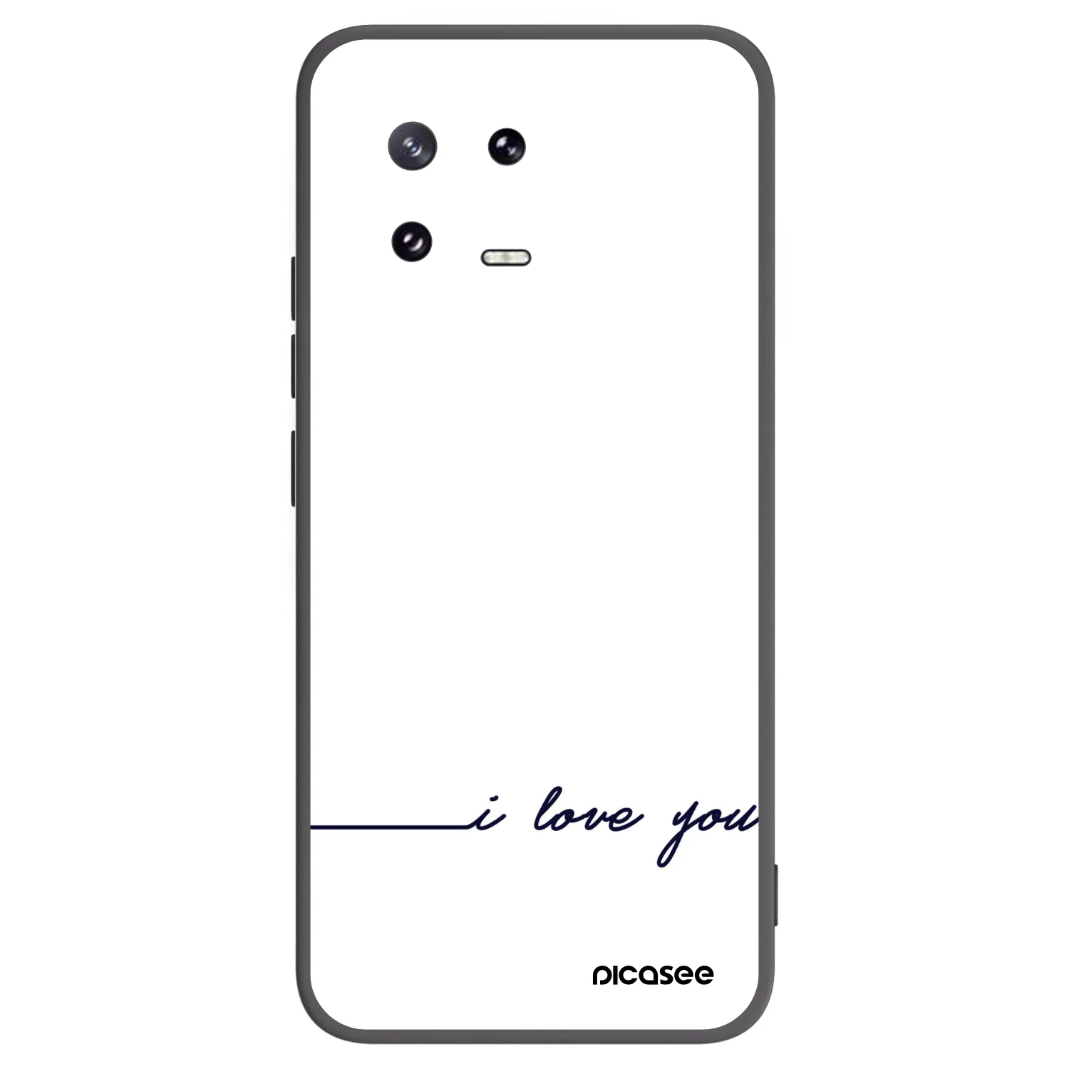 Picasee silikónový čierny obal pre Xiaomi 13 Pro - Milujem ťa