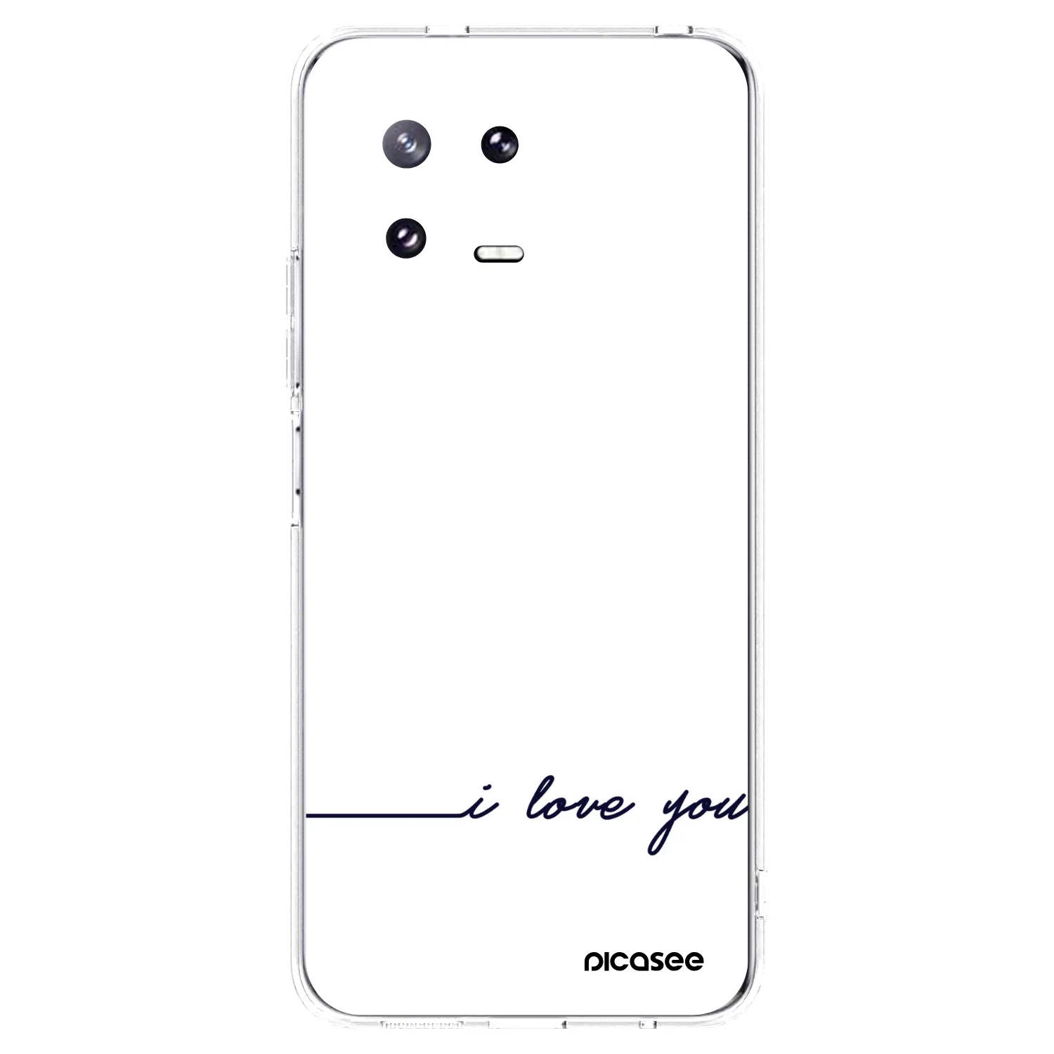 Picasee silikónový prehľadný obal pre Xiaomi 13 Pro - Milujem ťa