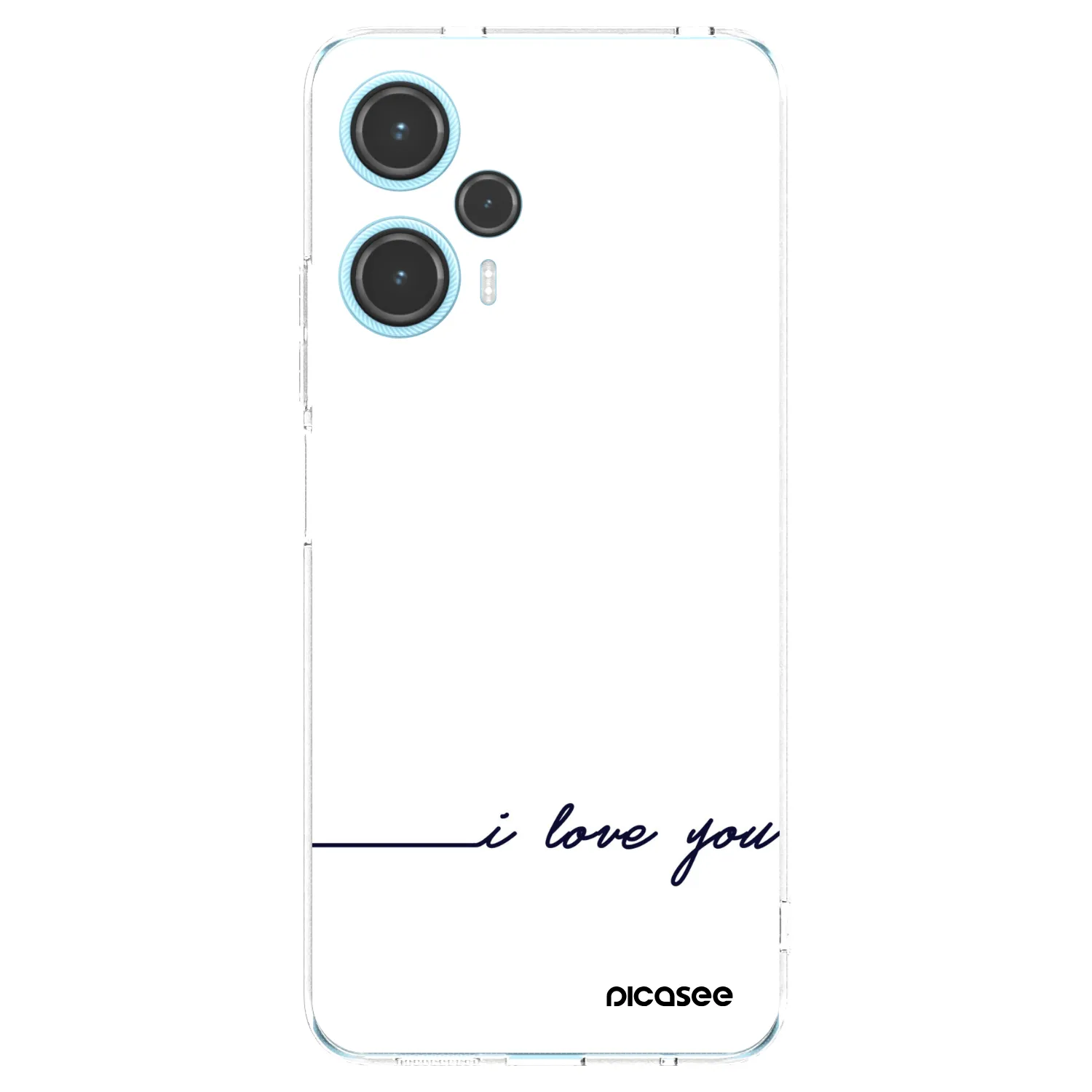 Picasee silikónový prehľadný obal pre Xiaomi Poco F5 - Milujem ťa
