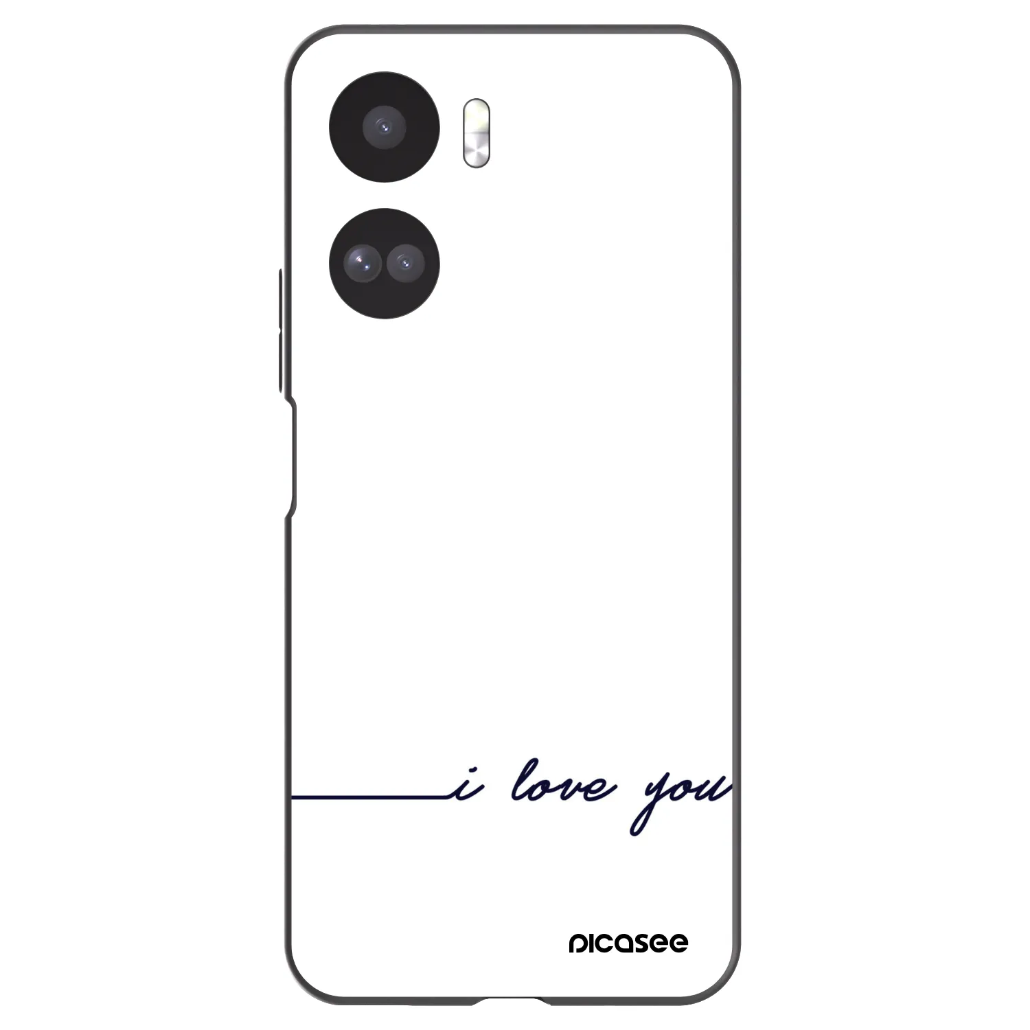 Picasee silikónový čierny obal pre Honor 90 Lite 5G - Milujem ťa