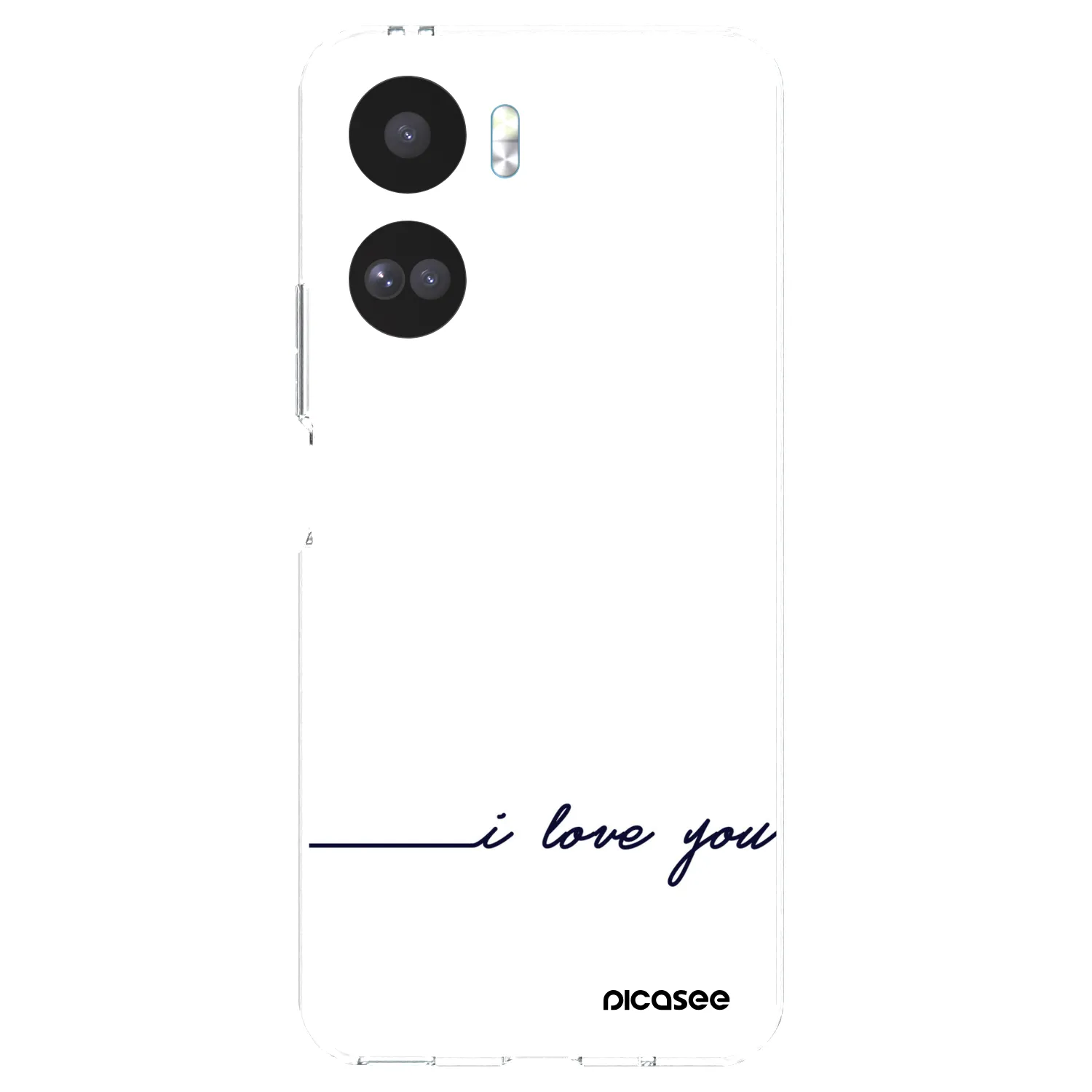 Picasee silikónový prehľadný obal pre Honor 90 Lite 5G - Milujem ťa