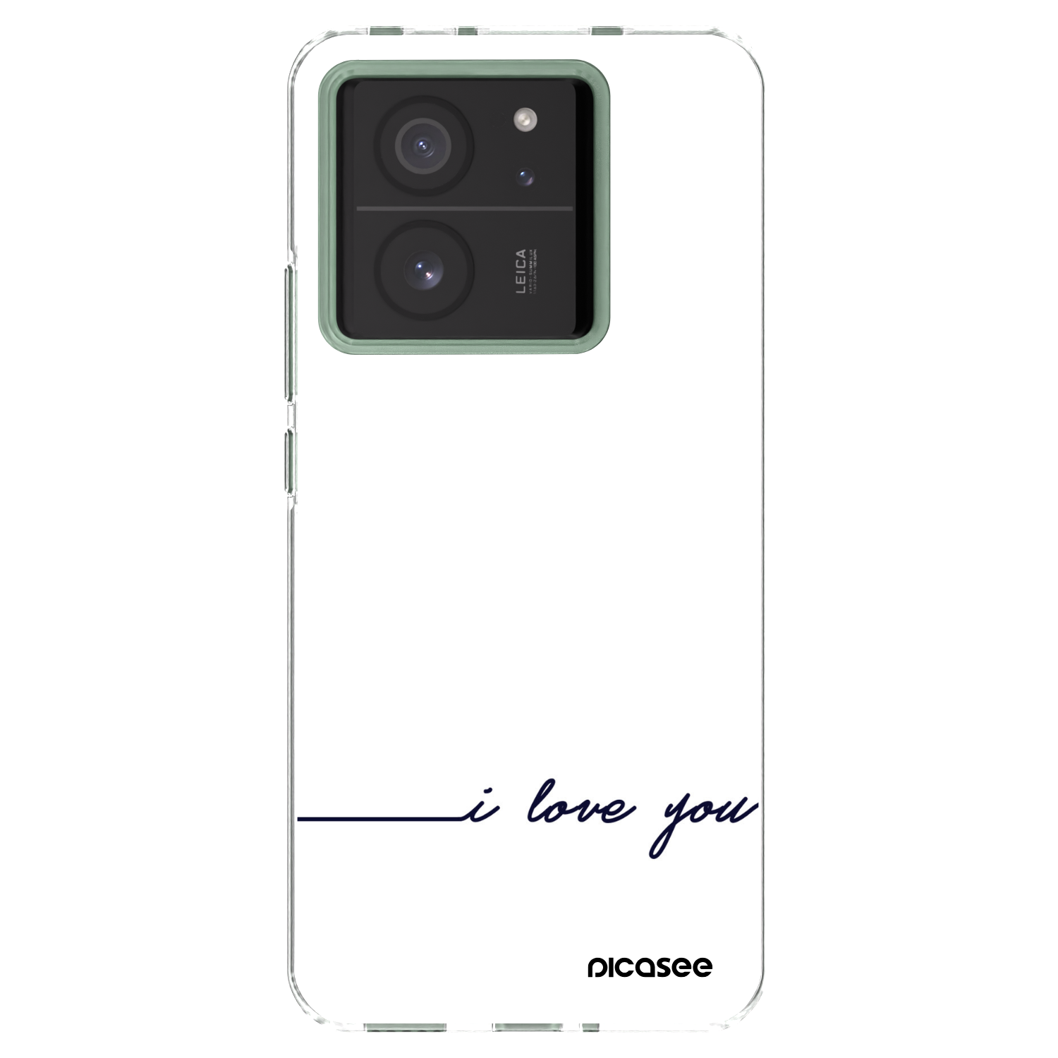 Picasee silikónový prehľadný obal pre Xiaomi 13T Pro - Milujem ťa