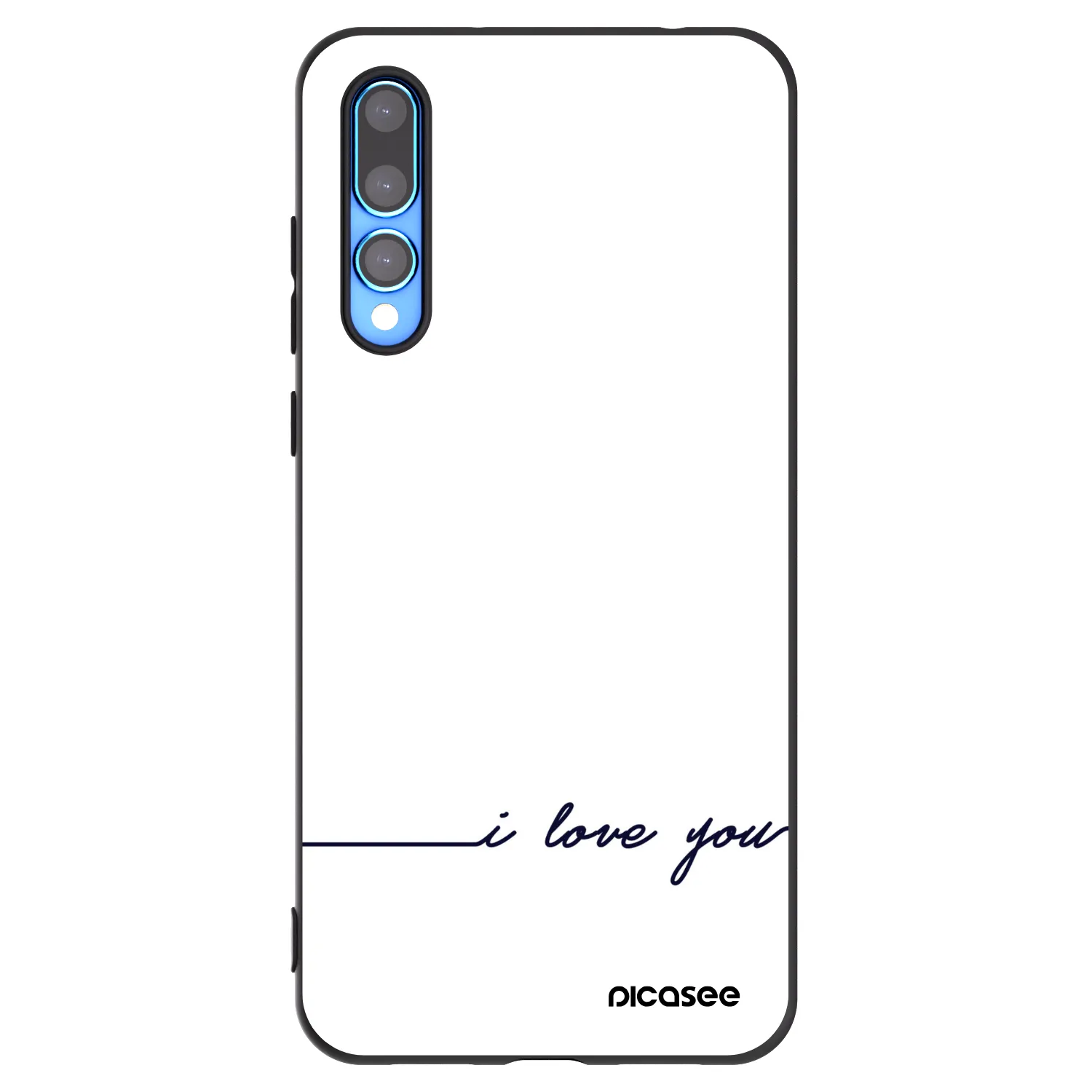 Picasee silikónový čierny obal pre Huawei P20 Pro - Milujem ťa