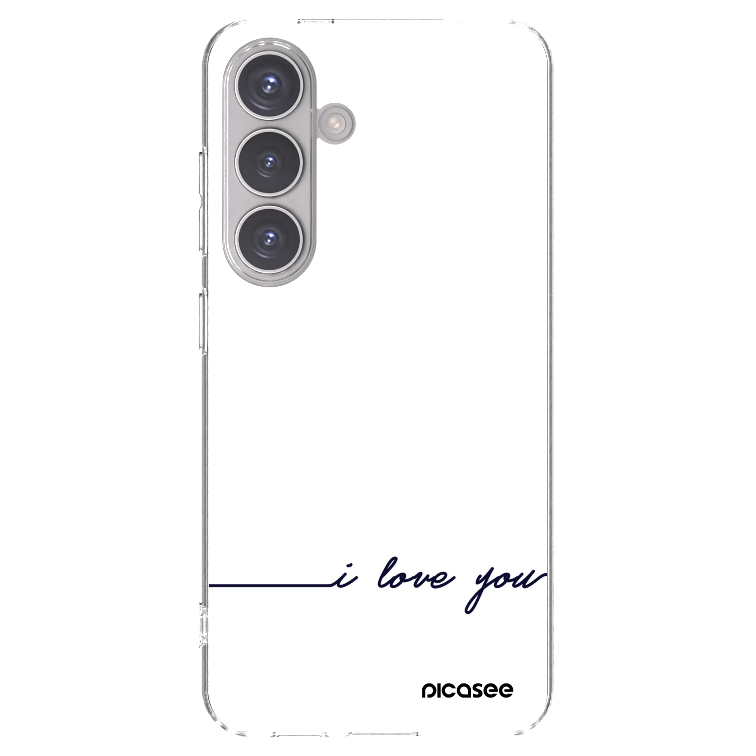 Picasee silikónový prehľadný obal pre Samsung Galaxy S24 S921B 5G - Milujem ťa