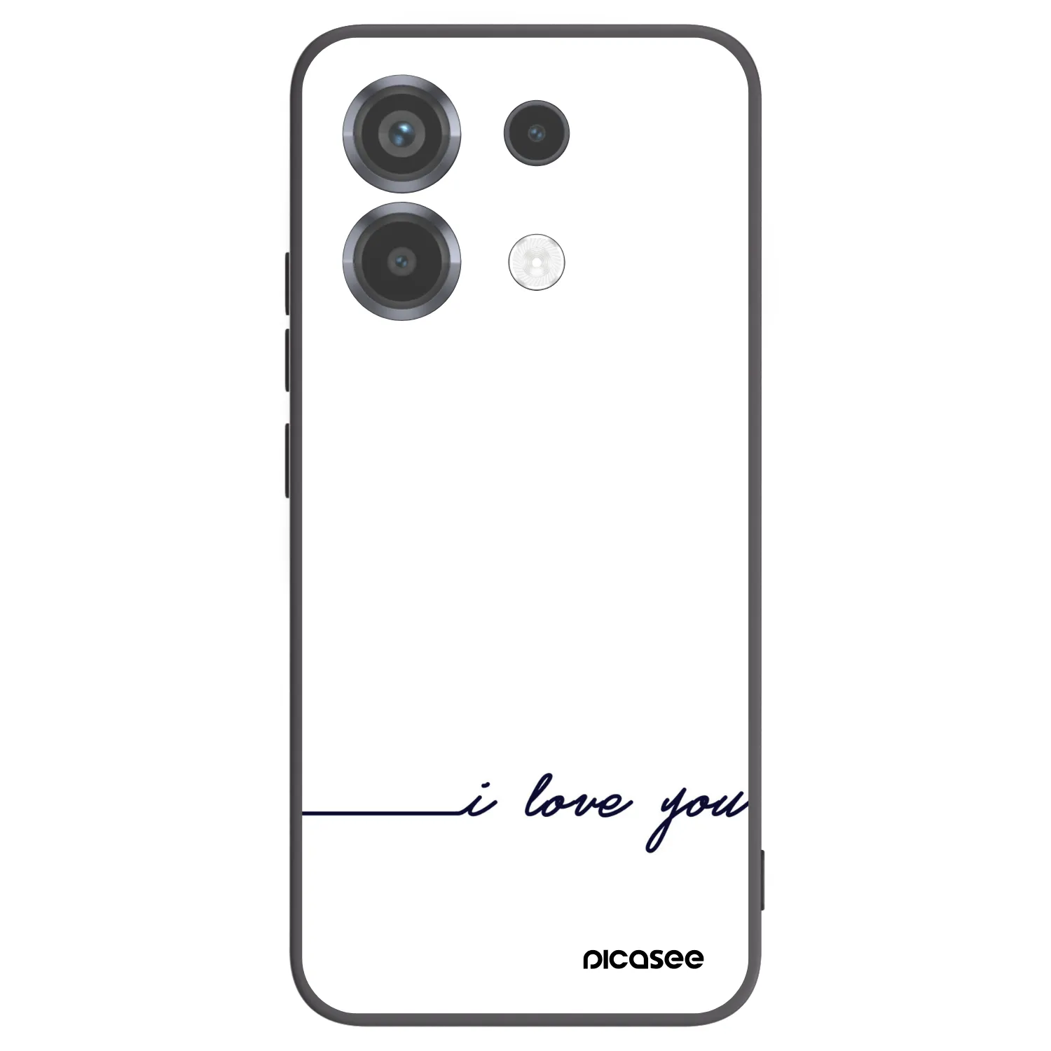 Picasee silikónový čierny obal pre Xiaomi Poco X6 - Milujem ťa