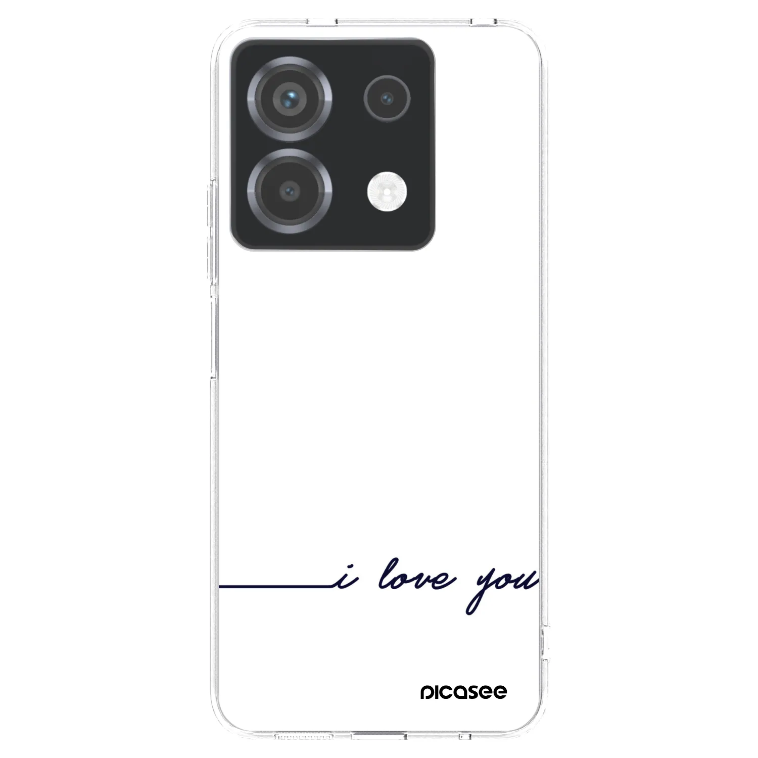 Picasee silikónový prehľadný obal pre Xiaomi Poco X6 - Milujem ťa