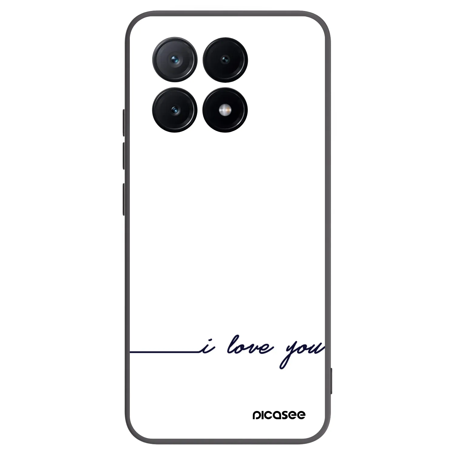 Picasee silikónový čierny obal pre Xiaomi Poco X6 Pro - Milujem ťa