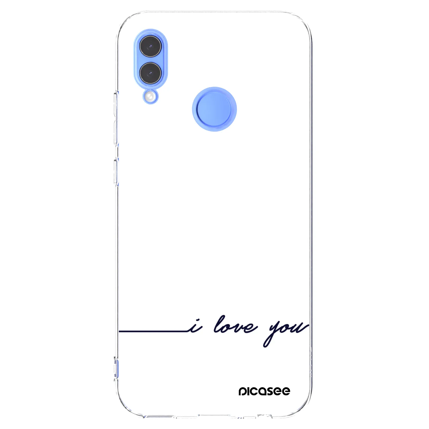 Picasee silikónový prehľadný obal pre Huawei P Smart 2019 - Milujem ťa