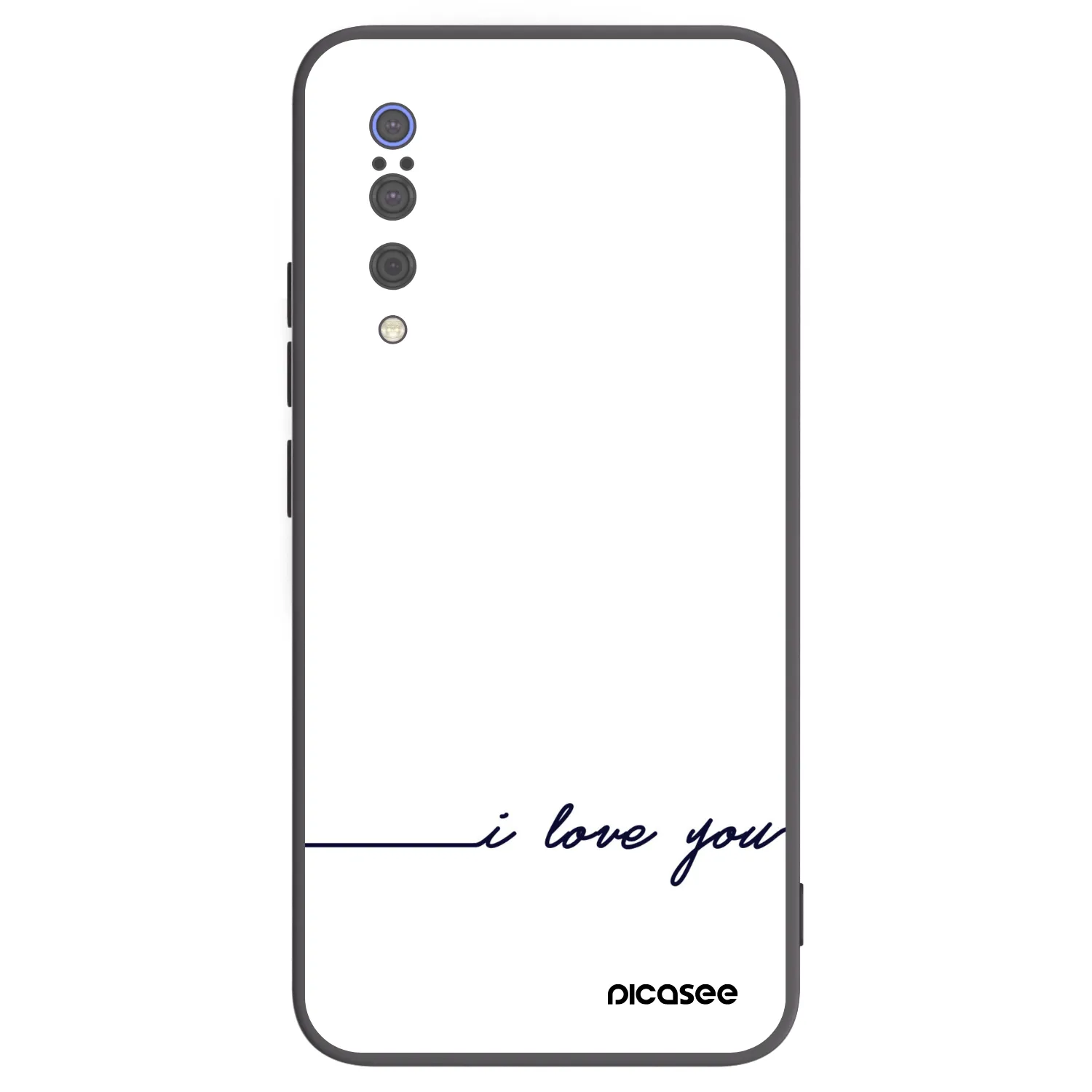 Picasee silikónový čierny obal pre Xiaomi Mi 9 - Milujem ťa