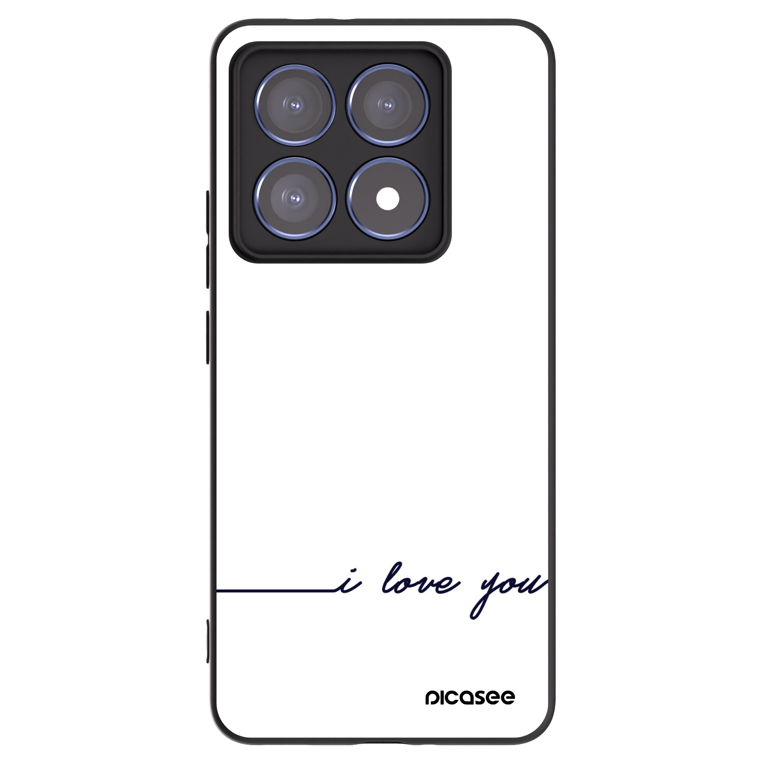 Picasee silikónový čierny obal pre Xiaomi 14T Pro - Milujem ťa