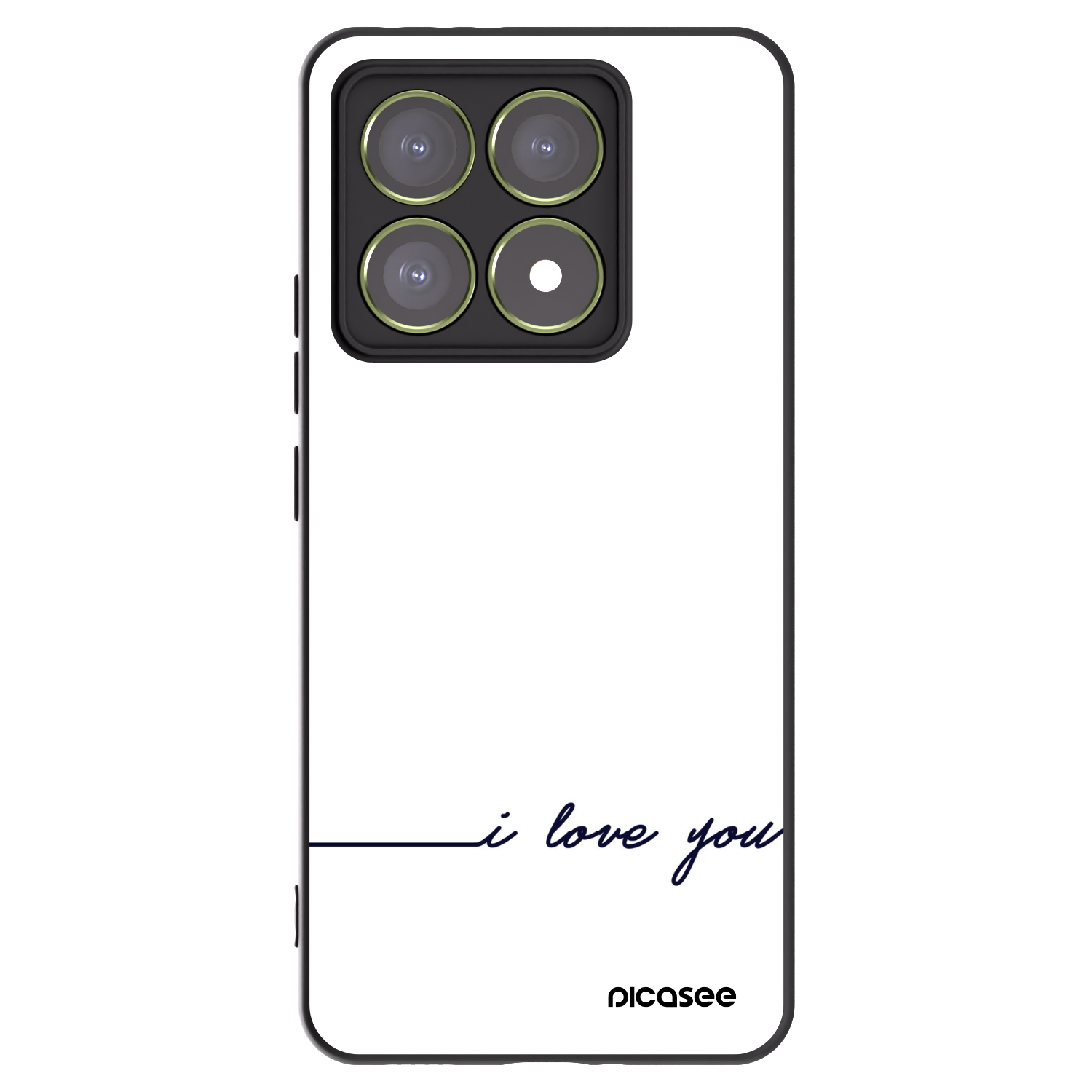 Picasee silikónový čierny obal pre Xiaomi 14T - Milujem ťa