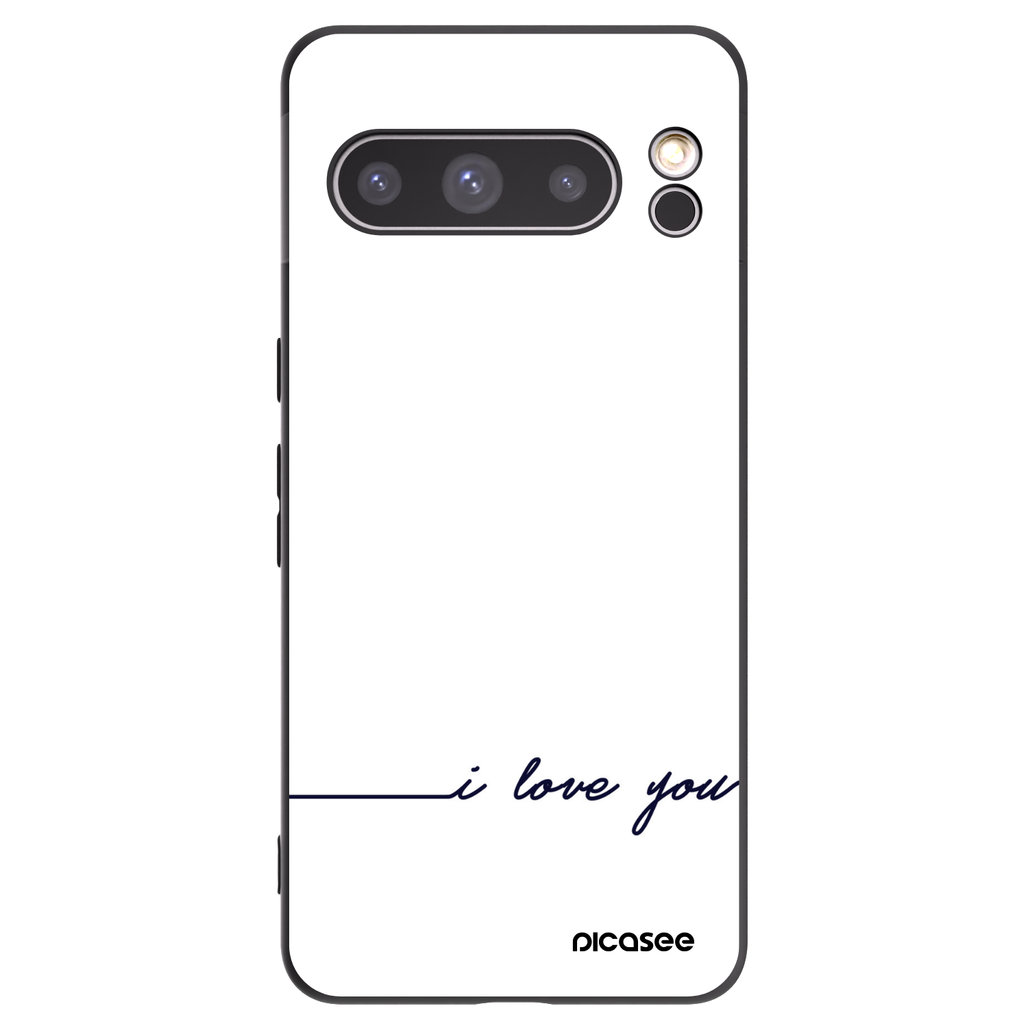 Picasee silikónový čierny obal pre Google Pixel 8 Pro - Milujem ťa